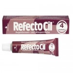 Vopsea pentru gene si sprancene Refectocil 15 ml Castaniu nr 4, art RE057402